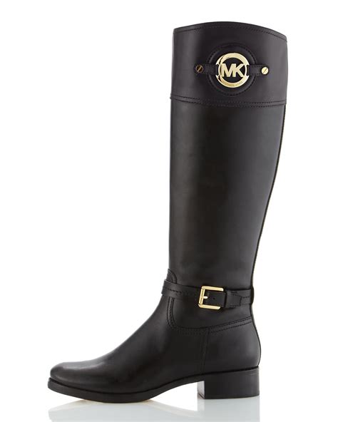 michael kors black baby boots|Michael Kors black boots women.